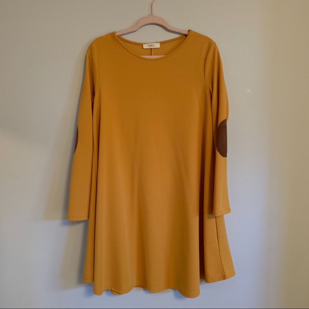 a•gain Long Sleeved Swing Dress